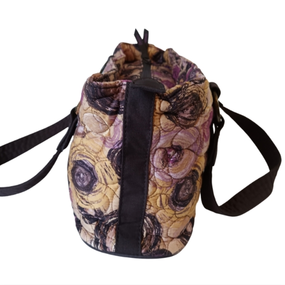 🎁 NWOT Donna Sharp Quilted Satchel. Gorgeous Autumn Colors! Very Roomy! - Picture 6 of 14